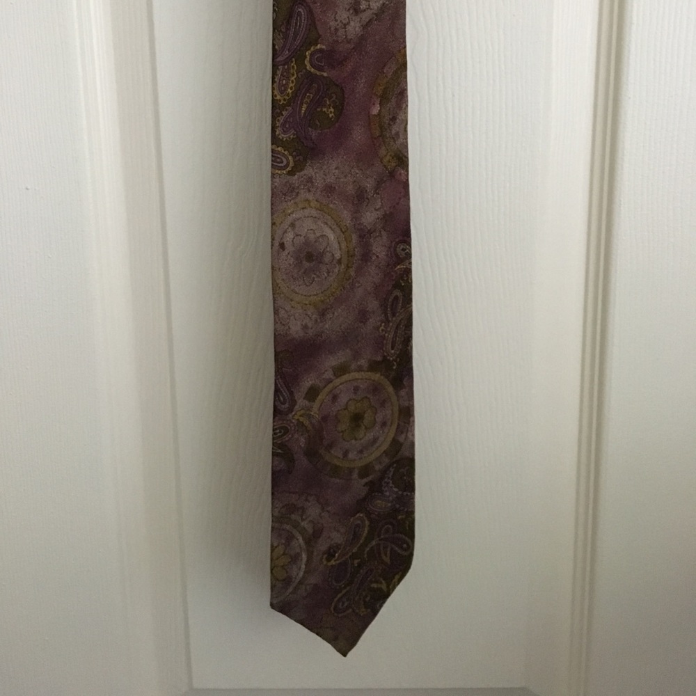 Beautiful Purple Paisley Canali tie